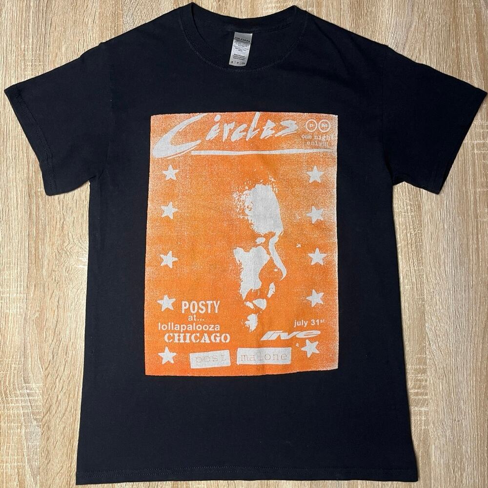 Post Malone Circles Live at Lollapalooza Chicago July 31st TShirt